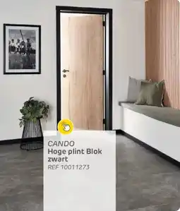 Brico Cando hoge plint blok zwart aanbieding