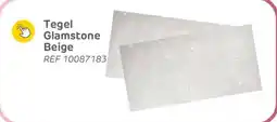 Brico Tegel glamstone beige aanbieding