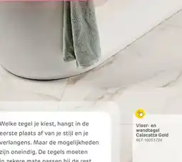 Brico Vloer en wandtegel Calacatta Gold aanbieding