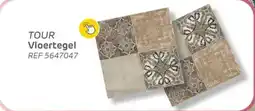 Brico Tour vloertegel aanbieding