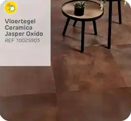 Brico Vloertegel ceramica jasper oxido aanbieding