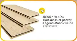 Brico Berry alloc half massief parket legend manoir nude aanbieding