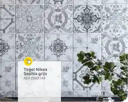 Brico Tegel nikea sephia grijs aanbieding