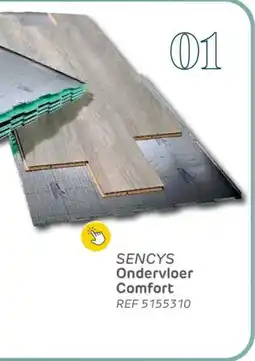 Brico Sencys ondervloer comfort aanbieding