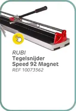 Brico Rubi tegelsnijder speed 92 magnet aanbieding