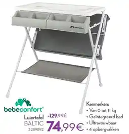 Cora Bebeconfort Luiertafel Baltic aanbieding