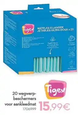 Cora Tigex 20 wegwerp- beschermers voor aankleedmat aanbieding