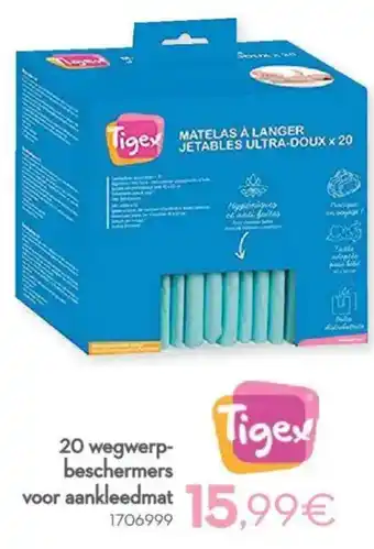 Cora Tigex 20 wegwerp- beschermers voor aankleedmat aanbieding