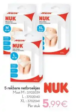 Cora Nuk 5 rekbare netbroekjes aanbieding