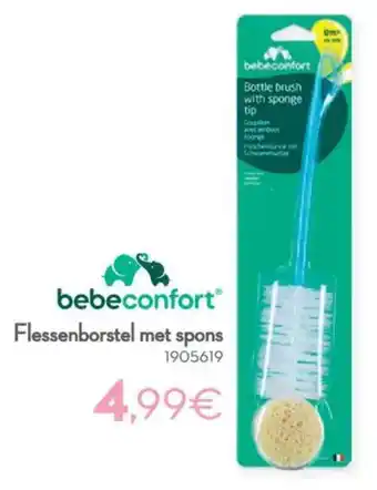 Cora Bebeconfort Flessenborstel met spons aanbieding