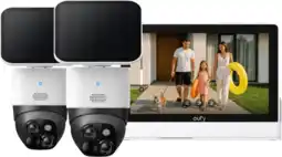 Coolblue Eufy Solo Cam S340 Duo Pack + Smart Display E10 aanbieding
