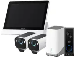 Coolblue EufyCam S3 Pro Duo Pack + HomeBase 3 + Doorbell E340 + Smart Display E10 aanbieding