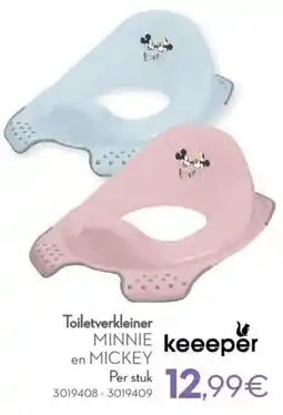 Cora Keeeper Toiletverkleiner Minnie en Mickey aanbieding