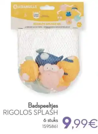 Cora Badabulle Badspeeltjes Rigolos Splash aanbieding