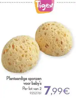 Cora Tigex Plantaardige sponzen voor baby's aanbieding