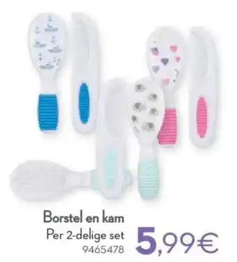 Nūby Borstel en kam