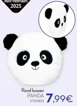 Cora Atmosphera for Kids Rond kussen Panda aanbieding