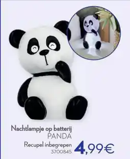Cora Atmosphera for Kids Nachtlampje op batterij Panda aanbieding