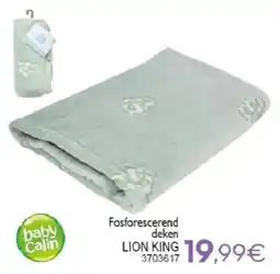 Cora Baby Calin Fosforescerend deken Lion King aanbieding