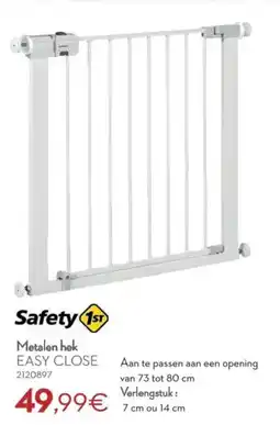 Cora Safety 1st Metalen hek Easy Close aanbieding