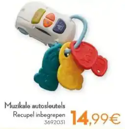 Cora Muzikale autosleutels aanbieding