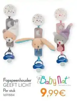 Cora Bbay Nat Fopspeenhouder Geeft Licht aanbieding