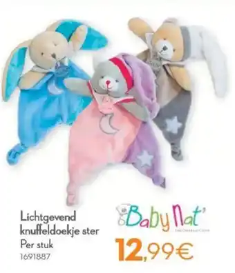 Cora Baby Nat knuffeldoekje ster aanbieding