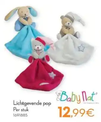 Cora Baby Nat Lichtgevende pop aanbieding
