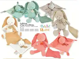 Cora Baby Nat Knuffel konijn of Popje met knuffeldoekje aanbieding