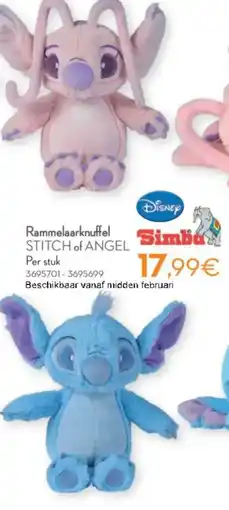 Cora Simba rammelaarknuffel Stitch of Angel aanbieding