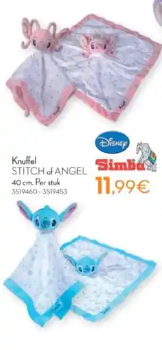 Cora Simba Knuffel Stitch of Angel aanbieding