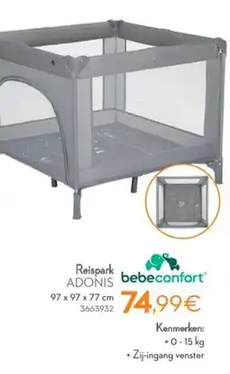 Cora Bebeconfort Reispark Adonis aanbieding