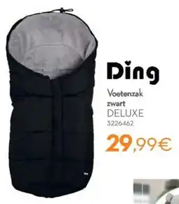 Cora Ding Voetenzak zwart Deluxe aanbieding
