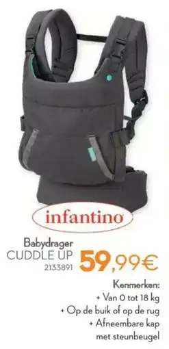 Cora Infantino Babydrager Cuddle aanbieding