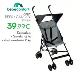 Cora Bebeconfort Buggy Peps + Canopy aanbieding