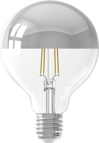 HEMA HEMA LED Lamp 4W - 280 Lm - Globe - Kopspiegel Zilver (zilver) aanbieding