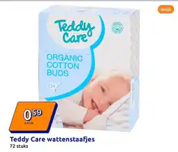 Action Teddy Care wattenstaafjes aanbieding