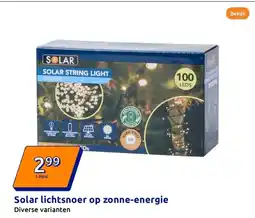 Action Solar lichtsnoer op zonne-energie aanbieding