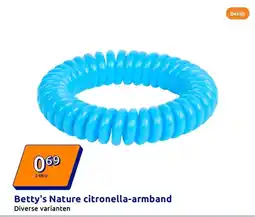 Action Betty's Nature citronella-armband aanbieding