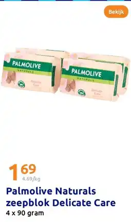 Action Palmolive Naturals zeepblok Delicate Care aanbieding