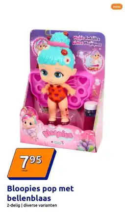 Action Bloopies pop met bellenblaas aanbieding