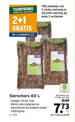 GAMMA Sierschors 60 L aanbieding