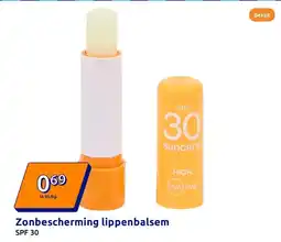 Action Zonbescherming lippenbalsem aanbieding