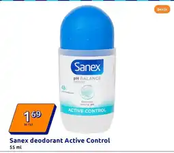 Action Sanex deodorant Active Control aanbieding