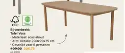 GAMMA Tafel Voss aanbieding