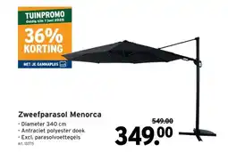 GAMMA Zweefparasol Menorca aanbieding