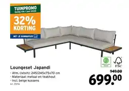 GAMMA Loungeset Japandi aanbieding