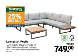 GAMMA Loungeset Puglia aanbieding