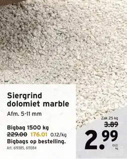 GAMMA Siergrind dolomiet marbl aanbieding