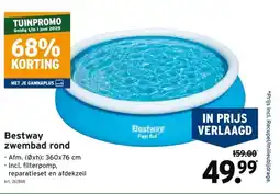 GAMMA Bestway zwembad rond aanbieding